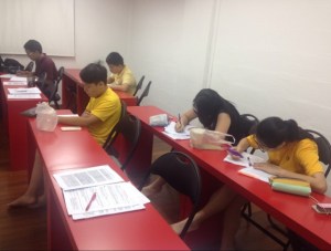 Our Sec 4 class started on 1 Nov 2014. Maximum capacity = 10 students.